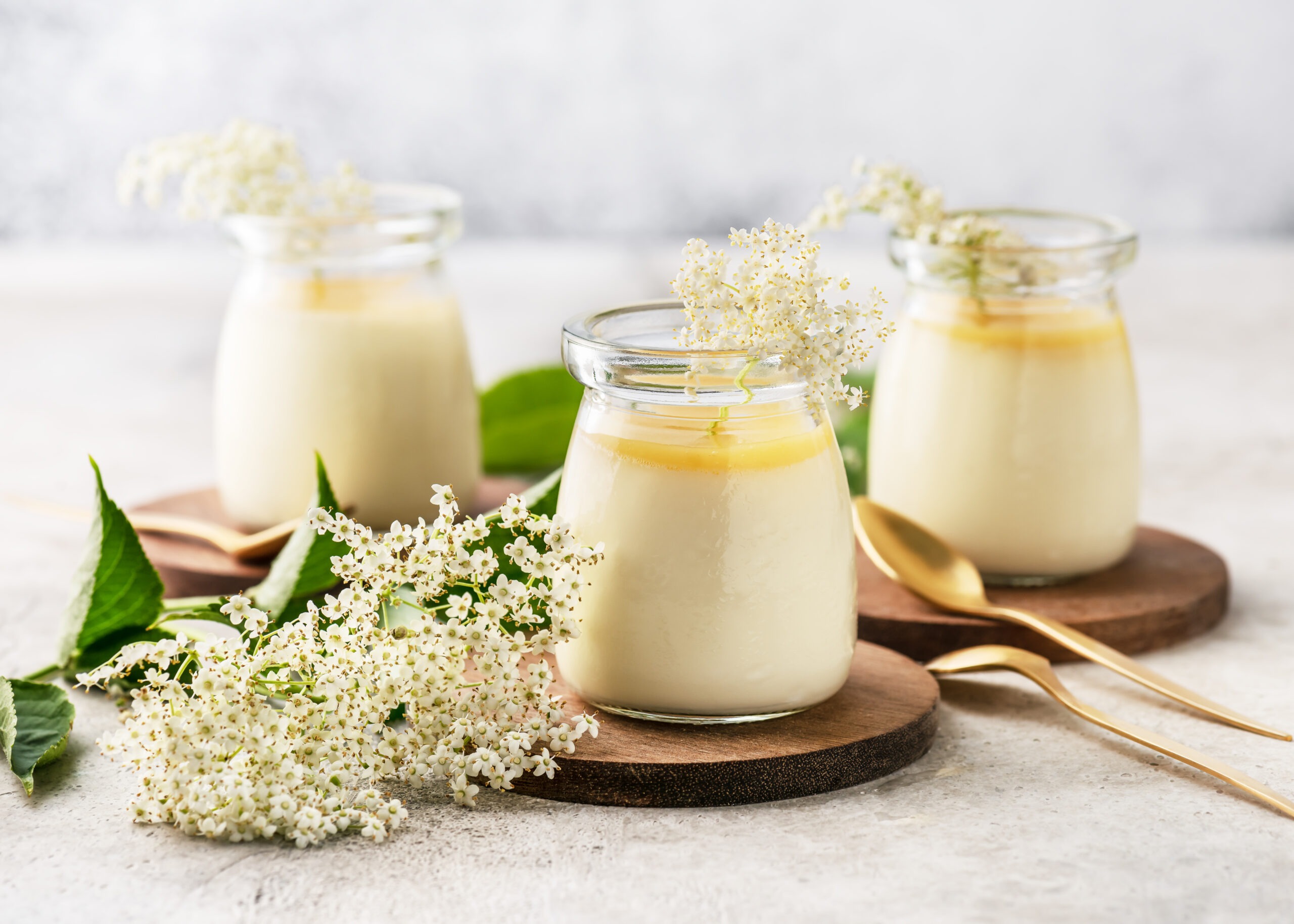 Curd Cheese in a Glass Jar